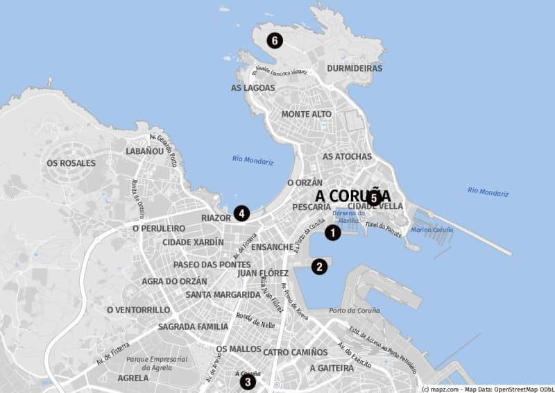 A Coruña auf eigene Faust