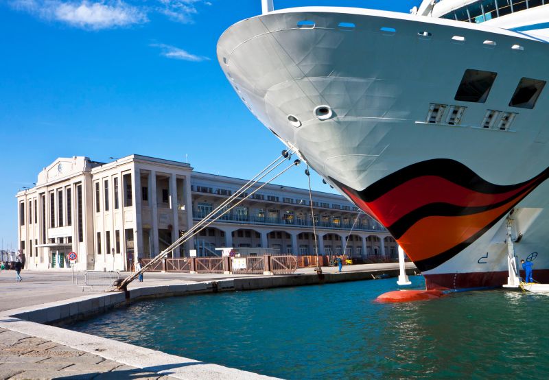 AIDA Kussmund in Triest