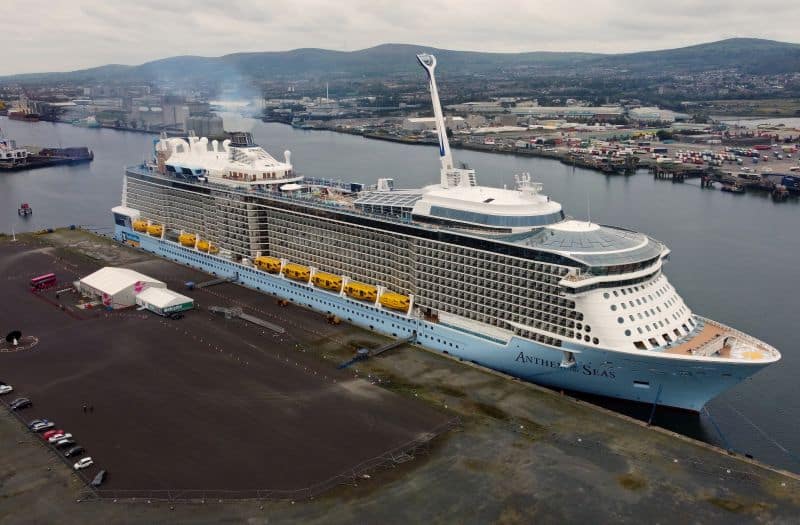 Anthem of the Seas am D1 Belfast Cruise Terminal