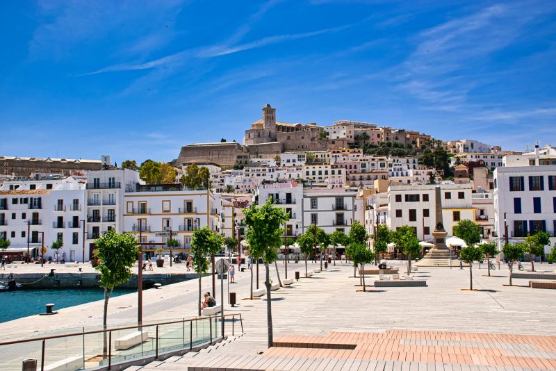 Auf dem Weg in Richtung Altstadt von Ibiza-Stadt