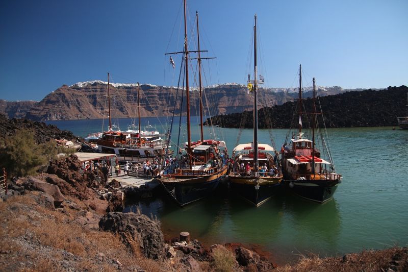 Nea Kameni Santorin