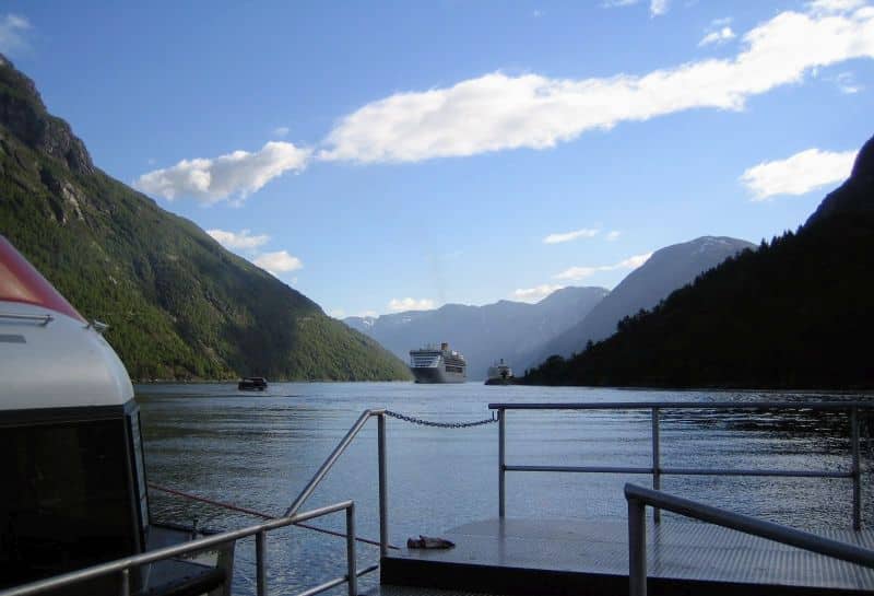 Bis vor wenigen Jahren war Hellesylt ein Tenderhafen