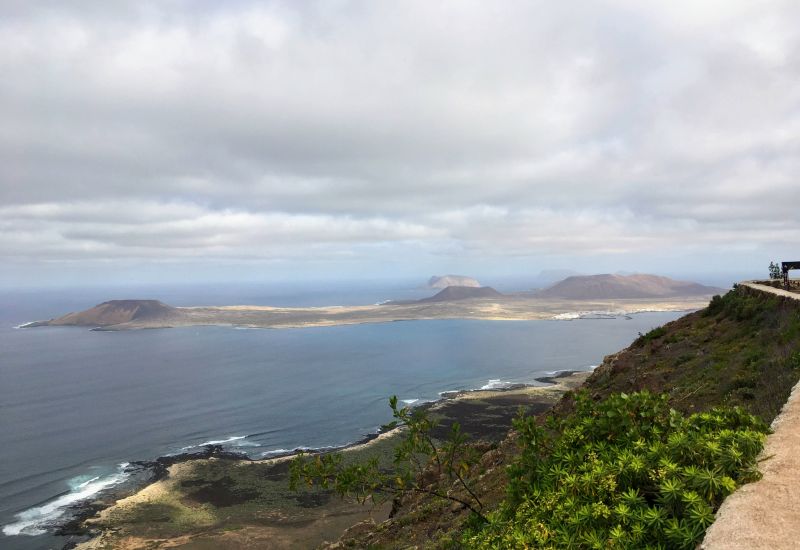 Blick auf La Graciosa Lanzarote