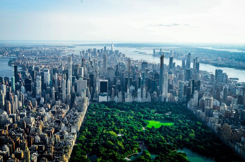 Blick auf den Central Park
