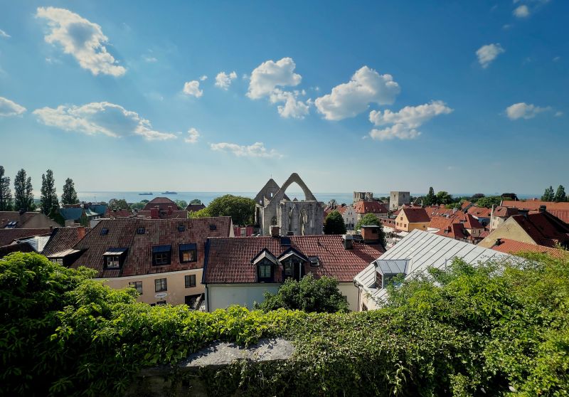 Blick über Visby