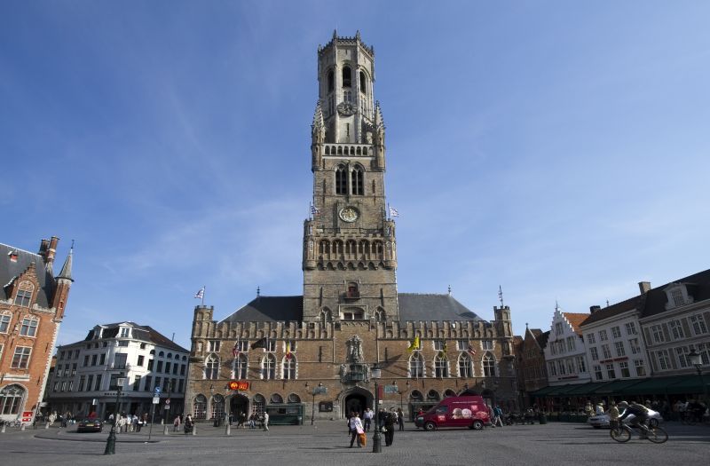 Der Belfort von Brügge am Grote Markt