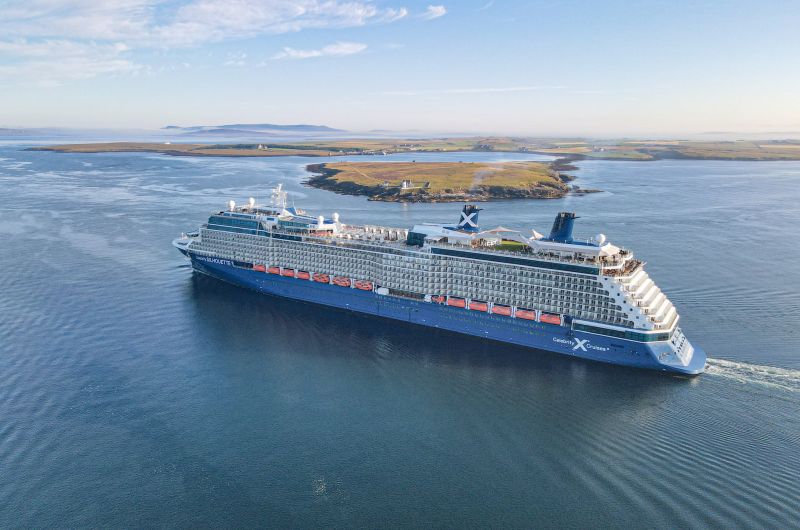 Celebrity Silhouette erreicht die Orkney Inseln