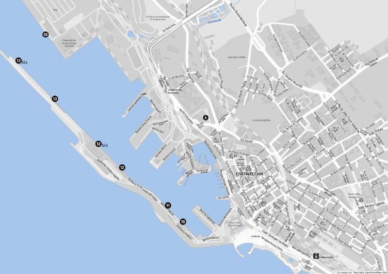 Civitavecchia auf eigene Faust