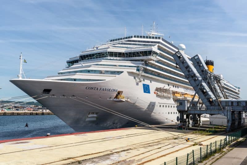 Costa Favolosa in Cherbourg