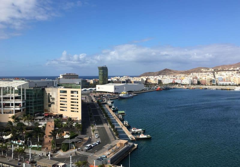 Das Poema de Mar in Las Palmas kann man von Deck aus sehen