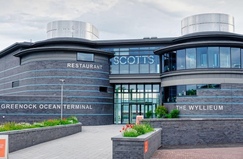 Das elegante Greenock Ocean Terminal