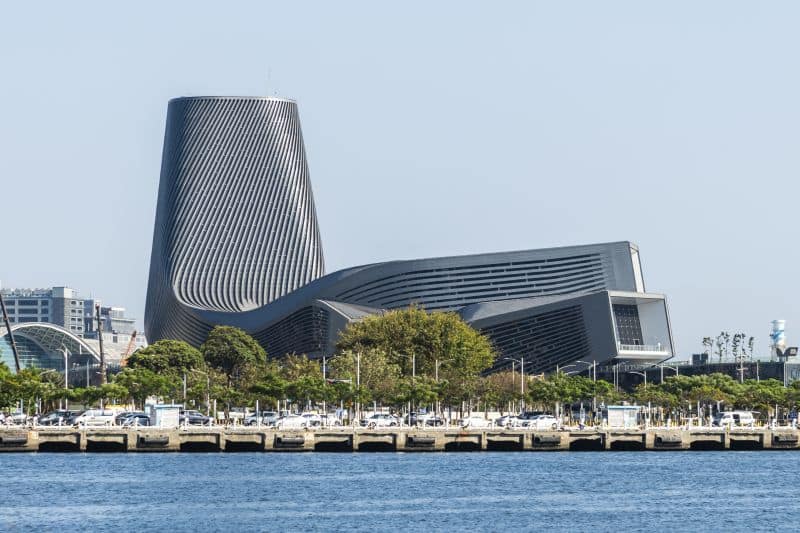 Das moderne Kaohsiung Port Cruise Terminal
