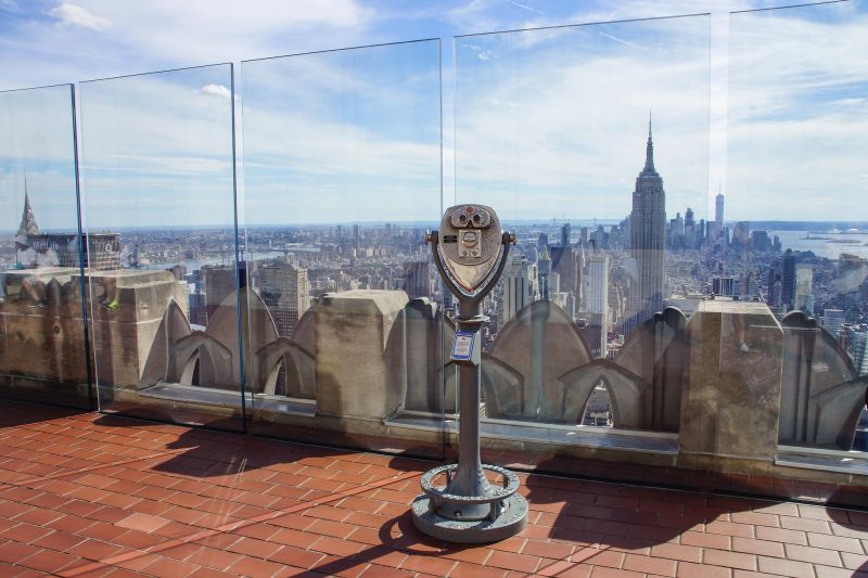 Der Blick vom Rockefeller Center ist atemberaubend