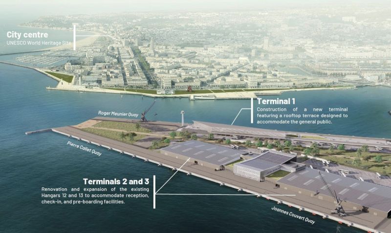 Der neue Kreuzfahrthafen in Le Havre