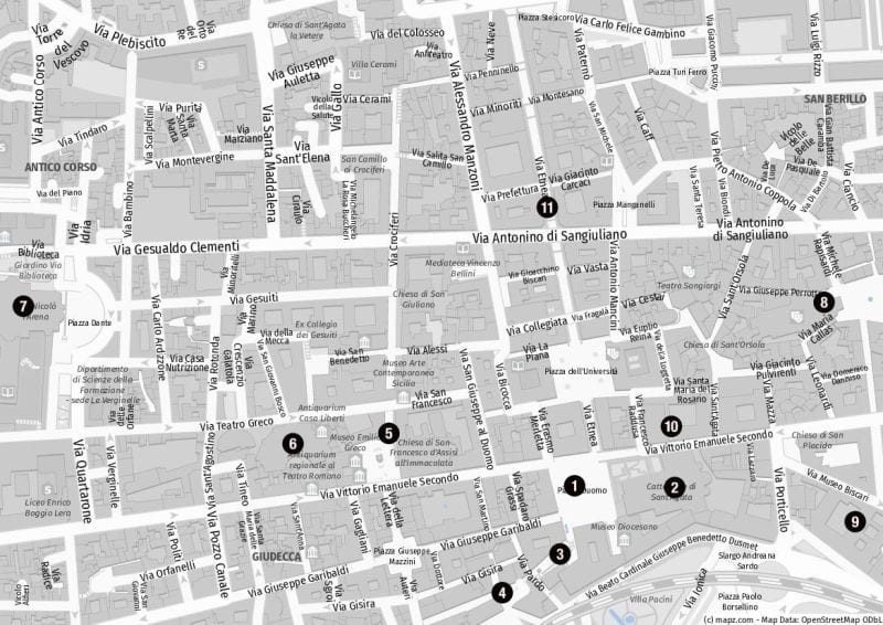 Die Altstadt von Catania auf eigene Faust besuchen