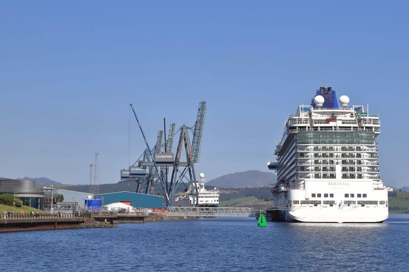 Die Britannia in Greenock