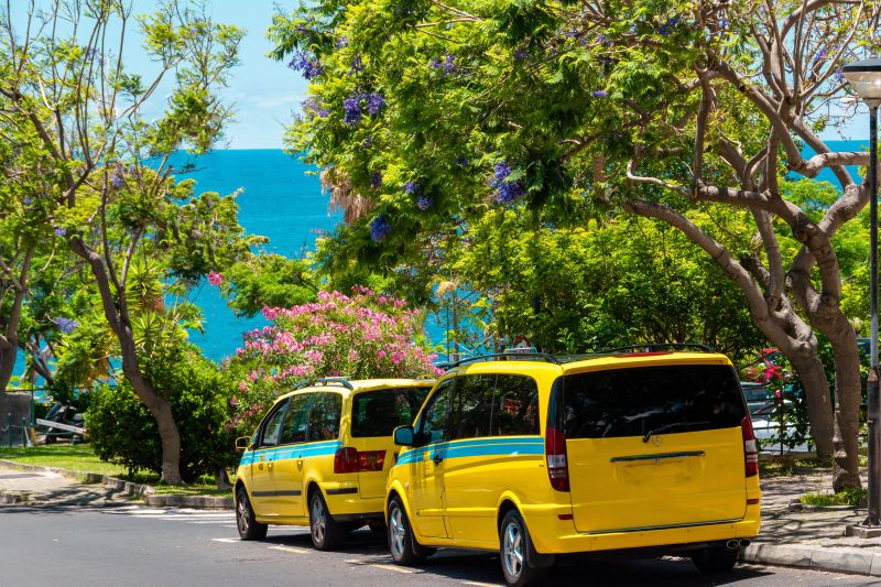 Die gelben Taxis in Funchal