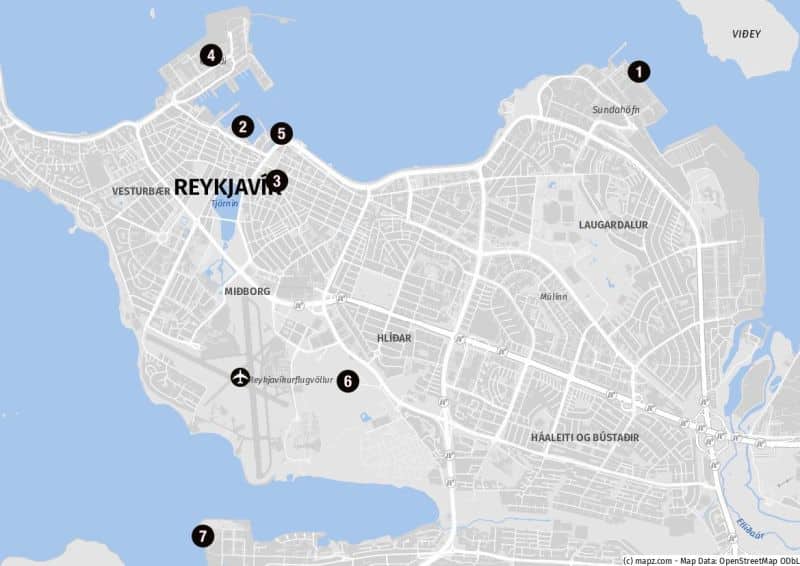 Ein Überblick über Reykjavik