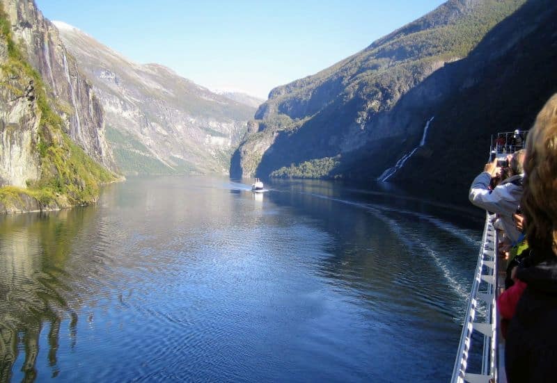 Fahrt durch den Geirangerfjord