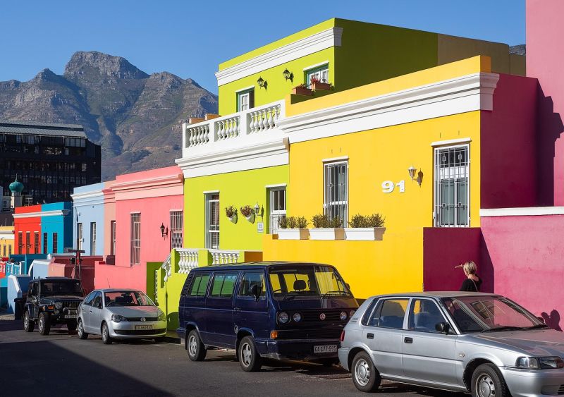 Farbenfrohes Viertel Bo-Kaap
