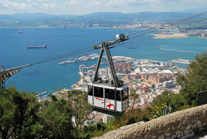 Landausflüge in Gibraltar mit der Cable Car