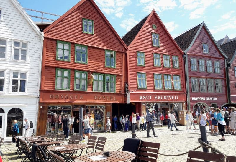 Hanseviertel Bryggen in Bergen