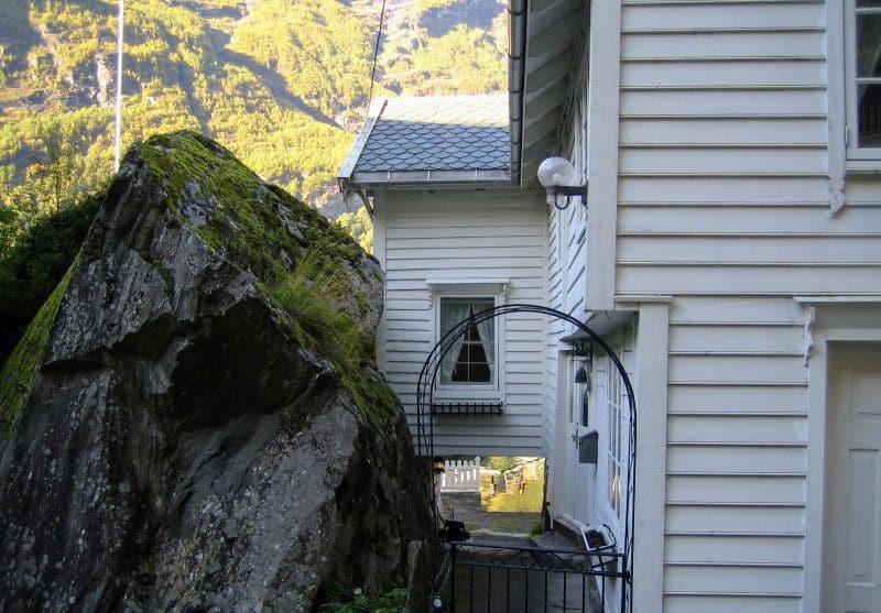 Holzhaus in Geiranger
