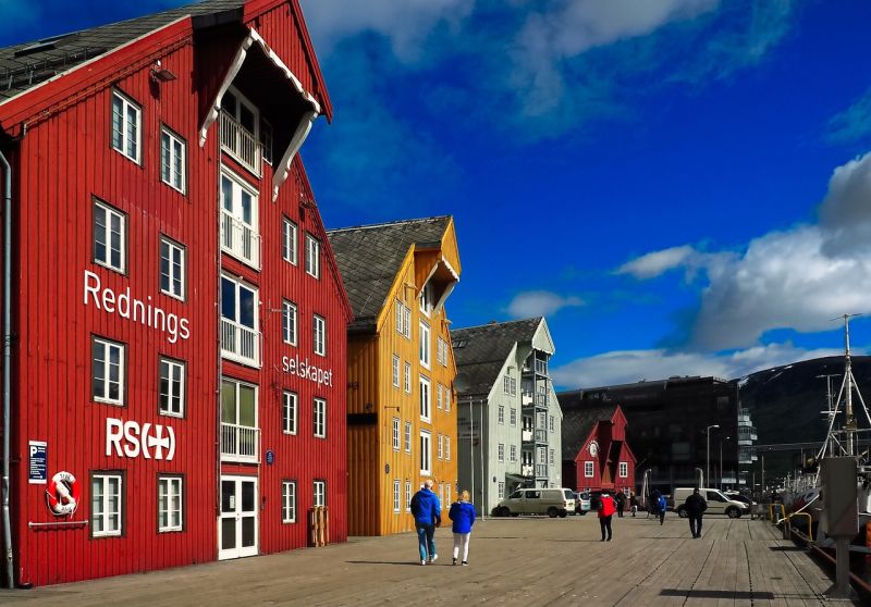 In einem der alten Speicher befindet sich das Polarmuseum