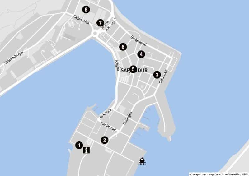 Ísafjörður auf eigene Faust
