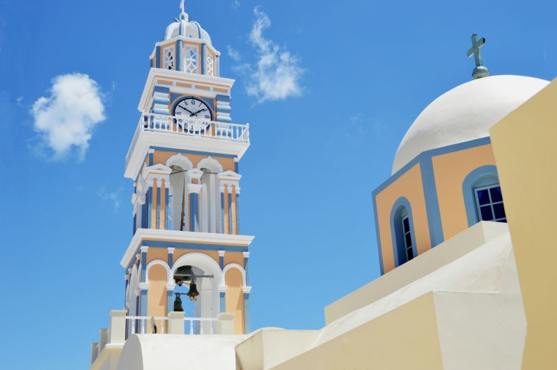 Kathedrale von St. Johannes dem Täufer in Fira auf Santorin