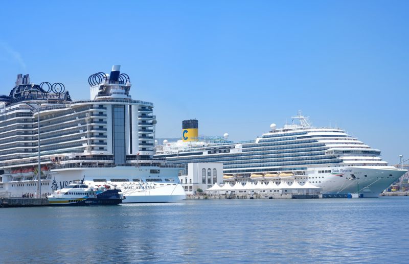 Kreuzfahrtschiffe in Palermo