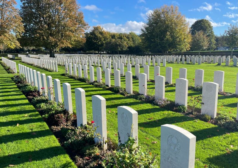 Kriegsgräber in der Normandie