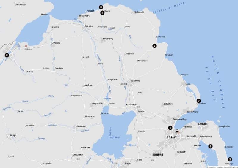 Landausflüge in Belfast zu Zielen in Nordirland