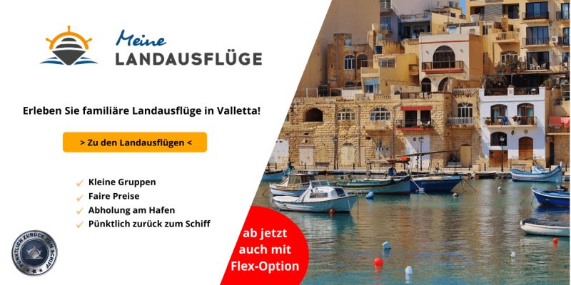 Landausflüge in Valletta buchen