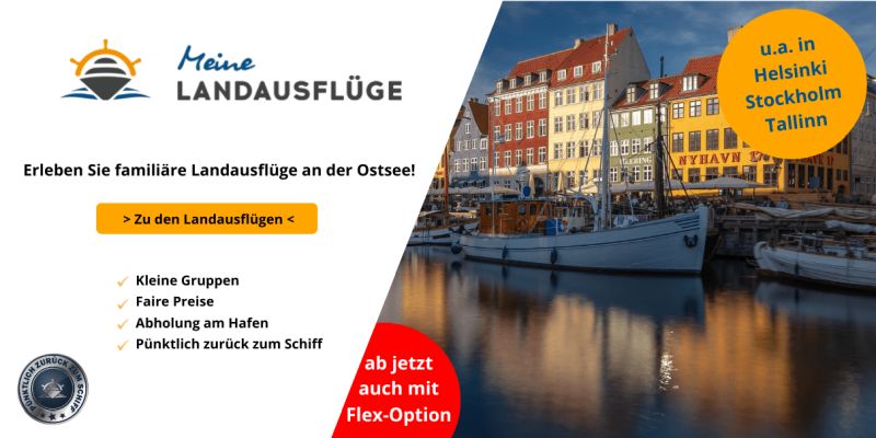 Landausflüge in der Ostsee buchen