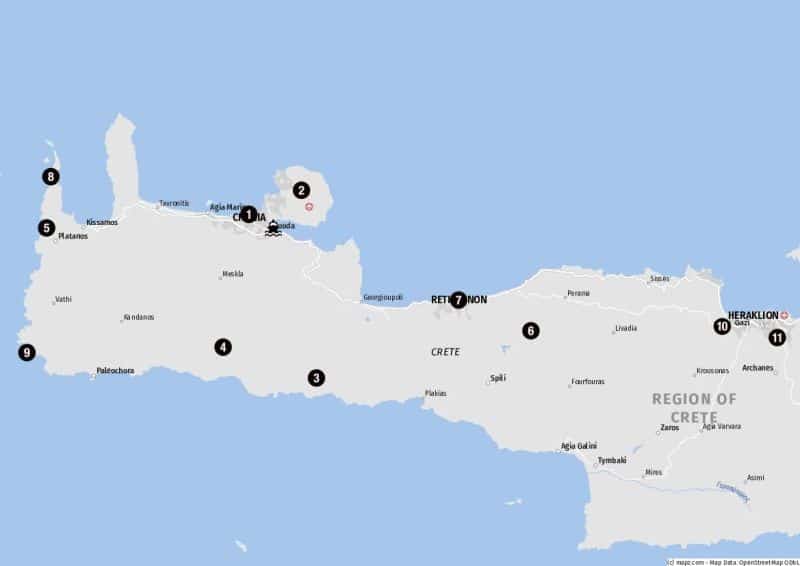 Landausflüge in Chania (Souda) und Umgebung