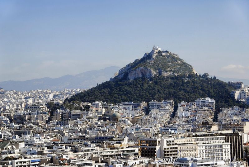Lykabettus-Hügel in Athen