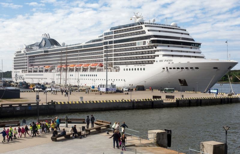 MSC Poesia in Klaipeda