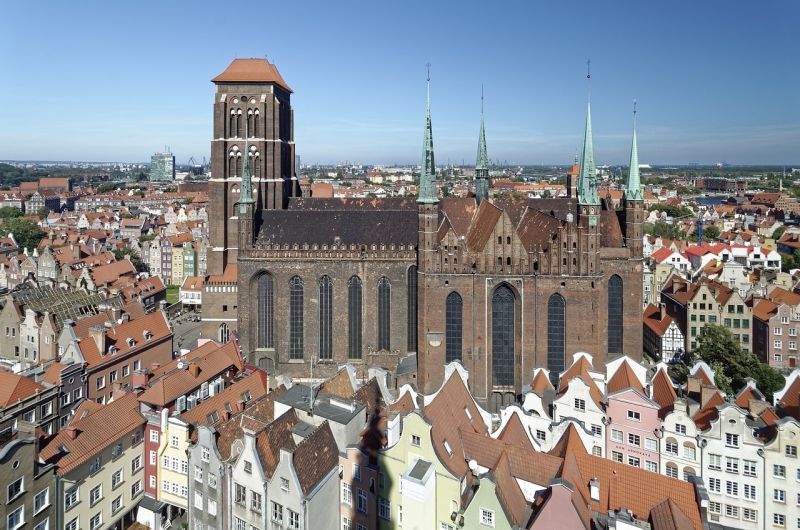 Die Marienkirche ist ein Topziel für Landausflüge in Danzig (Gdynia)