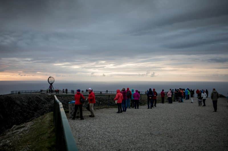 Mitternachtssonne am Nordkap