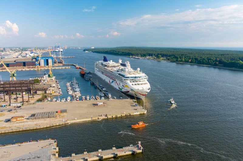 Norwegian Dawn in Klaipeda