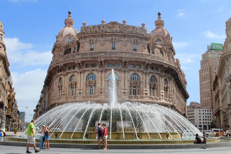 Piazza De Ferrari in Genua