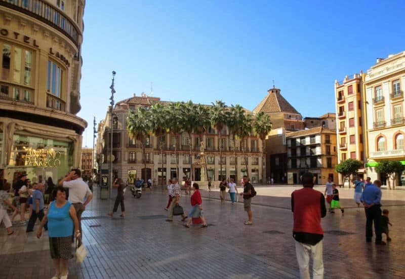 Plaza de la Constitucion in Malaga