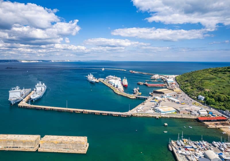 Portland Harbour and Cruise Ship Dock