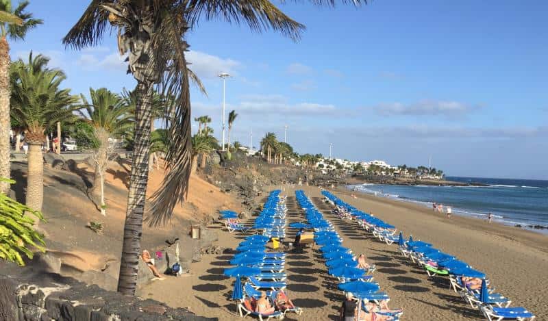 Die Playa Grande in Puerto del Carmen