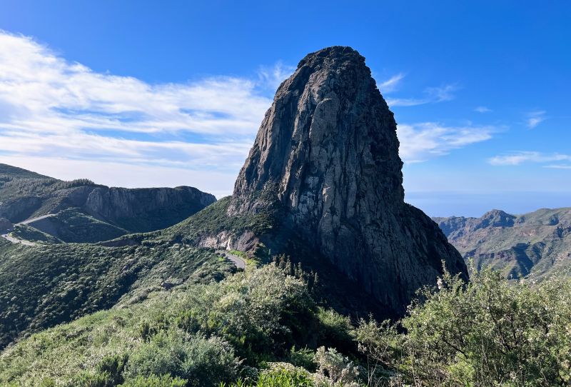Blick auf den Roque de Agando
