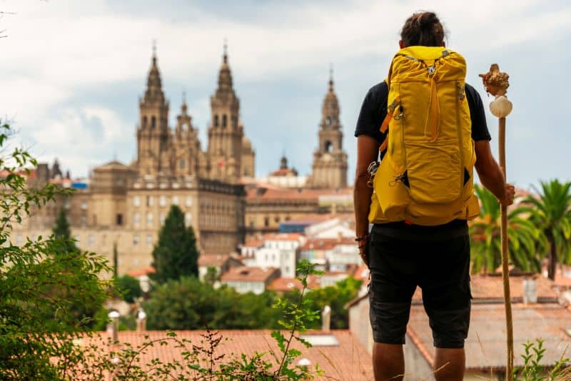 Santiago de Compostela ist das Ziel des Jakobsweges