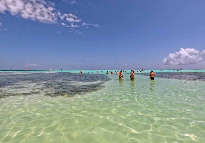 Der herrliche Sorobon Beach