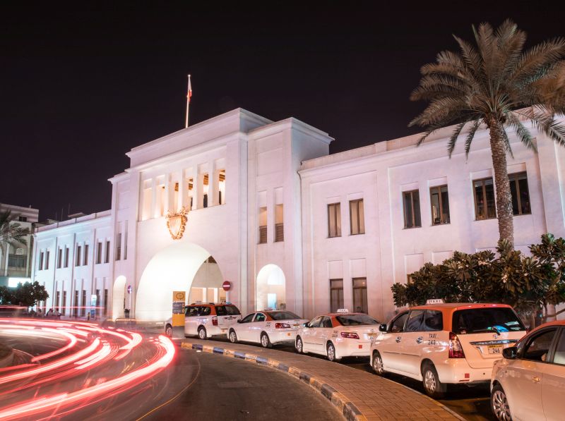Taxis am Bab al Bahrain