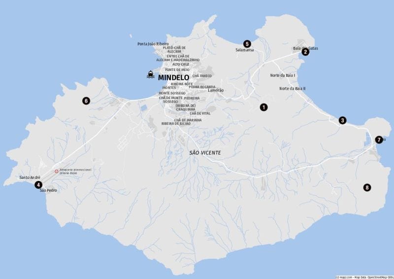 Ziele für Landausflüge auf São Vicente auf eigene Faust